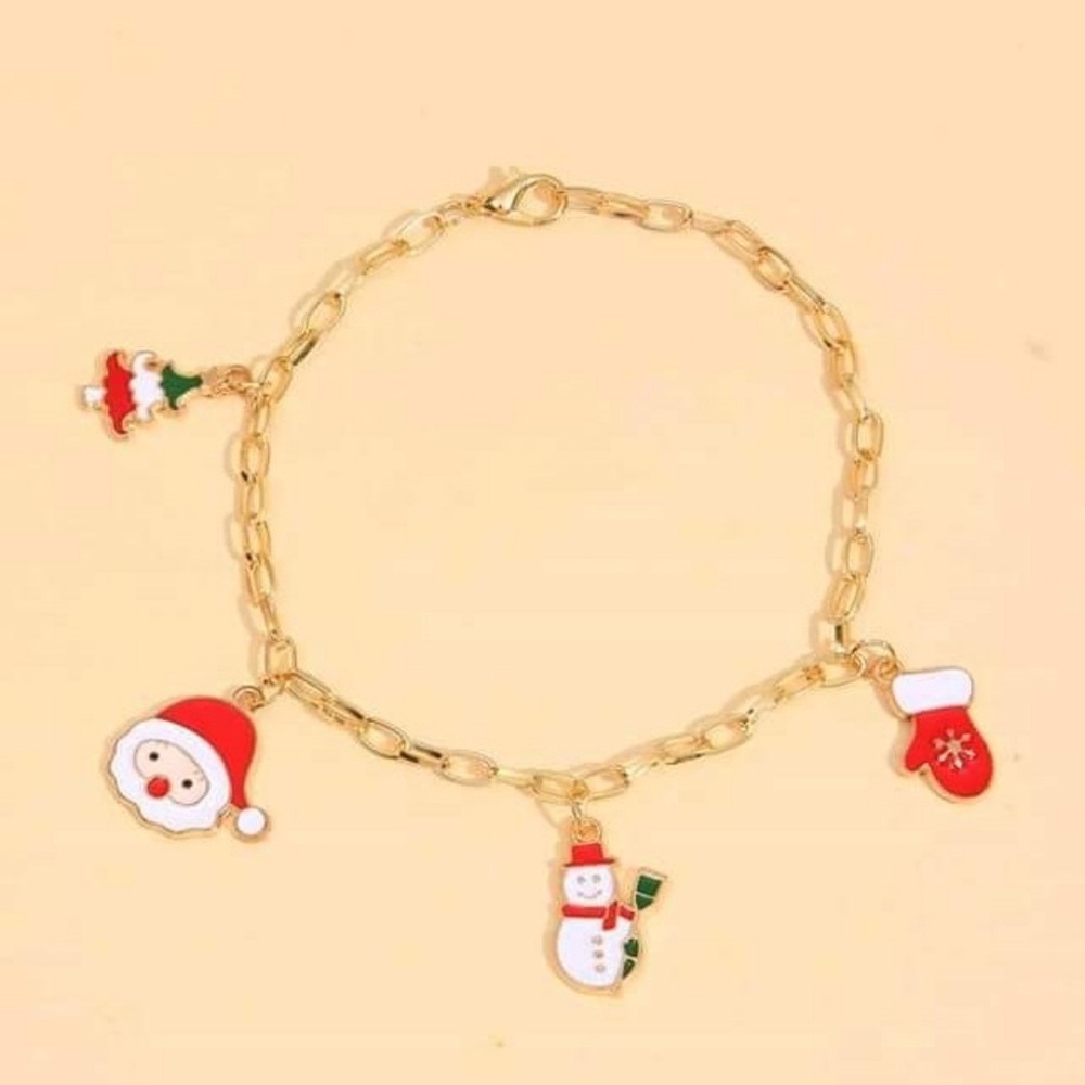 Christmas charm bracelet